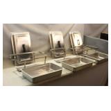 (3) Stainless Steel Chafing Dishes