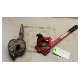 Volz Sheet Metal Pincher & Drum De-header Shears