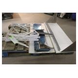 Assorted Shelf Brackets & (2) Shelves