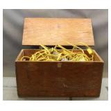 Wooden Box with Work Lights