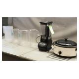 Ninja Blender, (4) Pitchers & Nesco Roaster Oven