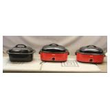 (2) Aroma Food Warmers and Spare Insert & Lid