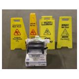 T-Shirt Bags & Holder, Wet Floor Signs and Towel