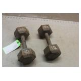 (2) 15lb Hand Weights