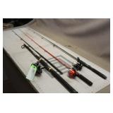 (3) Fishing Poles