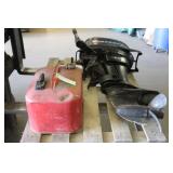 Mercury 20hp Boat Motor w/ Gas Tank