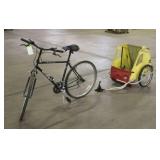 Giant Option Mountain Bike w/ Burley Trailer