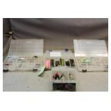 (4) Tackle Boxes w/ Assorted Bait