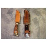 Western U.S.A W36 5.5'' Knife & Solingen 5'' Knife