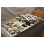 (10) Left Handed Holster Belts & (10) Double Mag