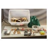 Tote of Assorted Equipment