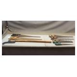Brush Axe & (6) Hand Saws