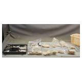 Crate of Hobby Wood Working Supplies