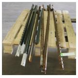 (9) Assorted Length T-Posts