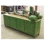 Turning Lathe With Tools In Under Cabinet, Works