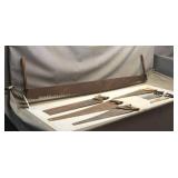 Crosscut Saw & (6) Hand Saws