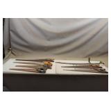 Hay/Ice Cutting Knife Saw & (6) Hand Saws