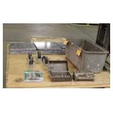 Project Wood, (6) 1SQFT Tiles & Toolbox w/Contents