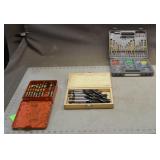 (2) Drill Bit Sets & Large Brad Point Bits
