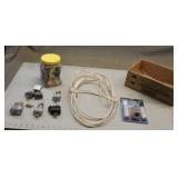 Battery Terminal Kit, Electrical Cable, (7) Locks