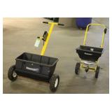 (2) Yardworks Walk-Behind Seeders