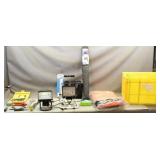 Hi-Vis Jacket, Shop Work Lights & Assorted Tools