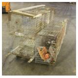 (2) Rabbit Hutches w/ Supplies