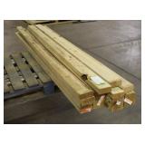 (3) 4X4's & (9) 2X4's Green Treated Lumber