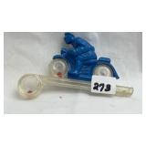 Celluloid Police Officer Whistle Toy