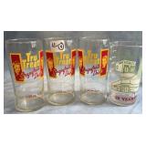 (3) Tru-Treat Glass Tumblers & Gambles 1947 Glass