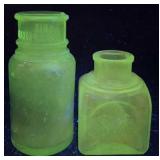 SMC Inkwell & Bottle, UV Reactive Glass