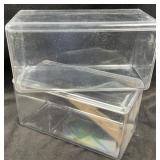 (32)+/- Beanie Baby Display Cases