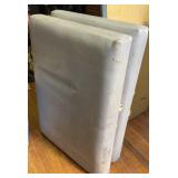 (2) Low Padded Benches, 27" x 39" x 14" Tall