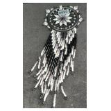 Seed Bead Dream Catcher Pendant