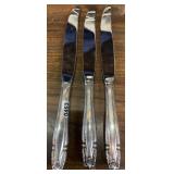 (3) Wallace Stainless Knives
