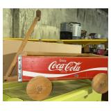 Coca-Cola Wood Crate Wagon