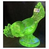 UV Reactive Glass Rooster