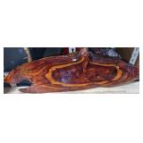 Polished Burl Live Edge, 33" x 10", for Clock