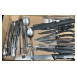 Assorted Flatware & Knives, Bottle Openers