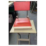 Folding Plastic Table & Stadium Seat