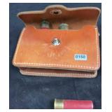 12ga Shells in Leather Pouch & Browning Accs.