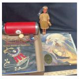 Native Doll, Drums, Beading Book & More
