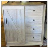 Farmhouse Dresser w/Drawers & Sliding Door