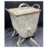Antique Fries Metal Table-Top Butter Churn