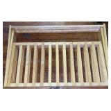 4-Shelf Folding Bamboo Shelf