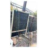 Wrought Iron 2-Piece Trellis, 28" W x 93" Tall
