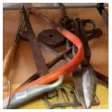 Hand Tools Assortment; Saws, Tin Snips & More