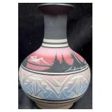 Signed 5.5" Pottery Vase