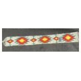 Sioux Hand Made Seed Bead Cuff, 9.5"