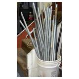 Galvanized Pipe Stakes, ~40"